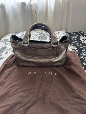 Celine Pewter Boogie Bag
